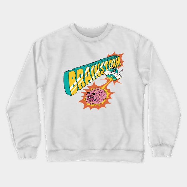 brainstorm Crewneck Sweatshirt by morbinhood